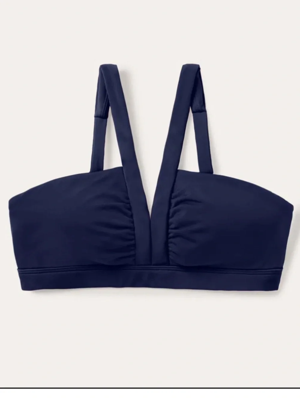 Boden Corsica Navy Blue V-neck Bikini Top size 10 & Bottom is size 12